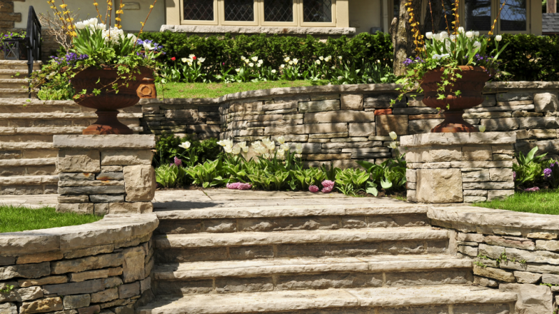 garden retaining walls dayton oh